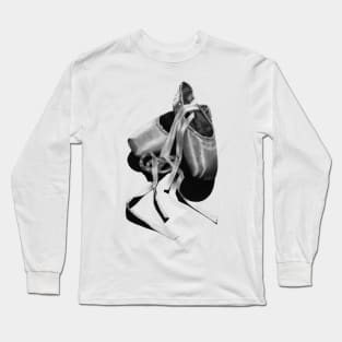 Ballet Dance Shoes Long Sleeve T-Shirt